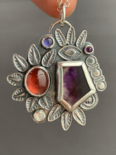 Load image into Gallery viewer, Melody Stone and Tourmaline with Iolite, Amethyst, and Moonstone Pendant