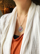 Load image into Gallery viewer, Pink Sapphire Pendant