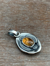 Load image into Gallery viewer, Montana agate double sided dragon egg medallion