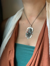 Load image into Gallery viewer, “Quoth the raven never more” pendant
