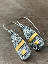 Load image into Gallery viewer, Keum Boo Basket Weave Earrings