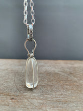 Load image into Gallery viewer, Caged Quartz Pendant