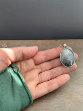 Load image into Gallery viewer, Moons and moonstone double sided dragon egg medallion