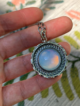 Load image into Gallery viewer, Opalite glass fish pendant