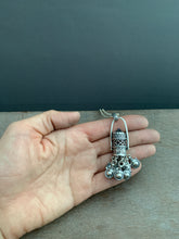 Load image into Gallery viewer, Handmade Bell with a color changing Crystal