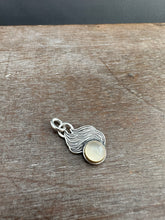 Load image into Gallery viewer, White moonstone flame pendant