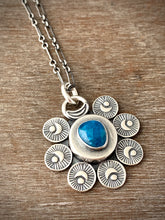 Load image into Gallery viewer, Apatite moon pendant
