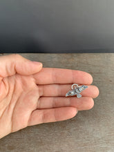 Load image into Gallery viewer, Small stamped bird pendant