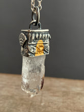 Load image into Gallery viewer, Icy Quartz crystal necklace 2