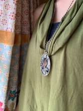 Load image into Gallery viewer, Mossy crow necklace