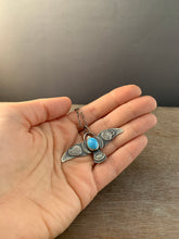 Load image into Gallery viewer, Bird pendant with Lavender turquoise