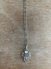 Load image into Gallery viewer, Moonstone flower and eye charm