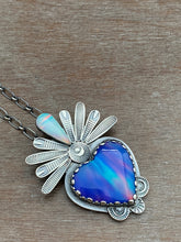 Load image into Gallery viewer, Nova opal sacred heart pendant