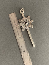 Load image into Gallery viewer, Large garnet cross