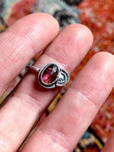 Load image into Gallery viewer, Tourmaline and rising sun ring size 8