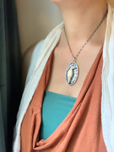 Load image into Gallery viewer, Ghost raven necklace