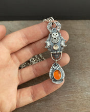 Load image into Gallery viewer, Opal Owl Pendant