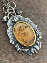 Load image into Gallery viewer, Dendritic Agate set in 22k gold