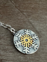 Load image into Gallery viewer, Single Snowflake Pendant