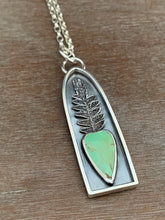Load image into Gallery viewer, Variscite sacred heart shrine pendant