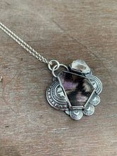 Load image into Gallery viewer, Melody Stone and herkimer Quartz Pendant