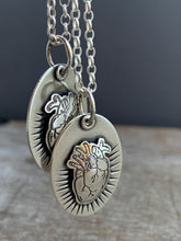 Load image into Gallery viewer, Anatomical Heart Friendship Charm Set, Lovers Charm Set, Sibling Charm Set, Memorial Charm Set