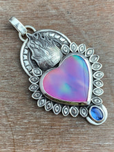 Load image into Gallery viewer, Aura Opal Sacred Heart pendant
