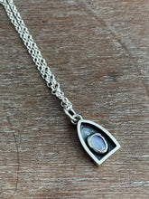 Load image into Gallery viewer, #1 Tiny moonstone charm with 18” rolo chain included