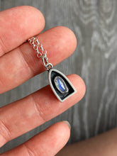 Load image into Gallery viewer, #5 Tiny moonstone charm with 18” rolo chain included