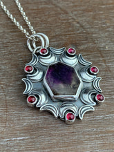 Load image into Gallery viewer, Melody Stone and Garnets Pendant