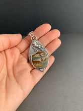 Load image into Gallery viewer, Wild horse with picture jasper pendant