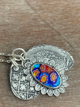 Load image into Gallery viewer, Our Lady of Guadalupe and millefiori charm set