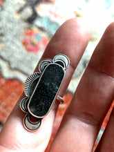 Load image into Gallery viewer, Pyrite in quartz with moon accents size 7