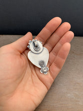 Load image into Gallery viewer, Picasso marble and serpentine Sacred Heart pendant