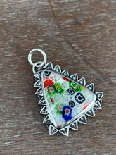 Load image into Gallery viewer, Clear Millefiori glass pendant
