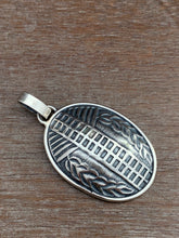 Load image into Gallery viewer, Silver fish parable pendant