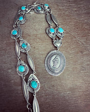 Load image into Gallery viewer, Miraculous Medal and Turquoise necklace
