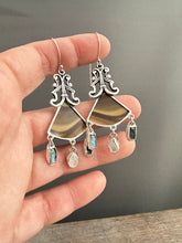 Load image into Gallery viewer, Brazilian Polychrome Jasper Earrings
