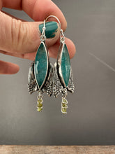 Load image into Gallery viewer, Apatite Earrings with Wings
