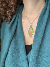 Load image into Gallery viewer, Cloisonné Owl Pendant.
