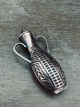 Load image into Gallery viewer, Amphora Pendant with etched bird drawing
