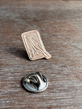 Load image into Gallery viewer, 14k Gold fill bird pin, lapel pin, scatter pin
