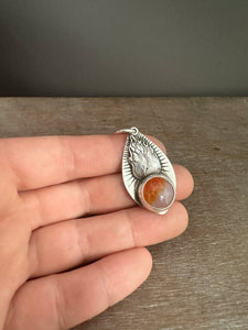 Dragon Vein  Agate pendant