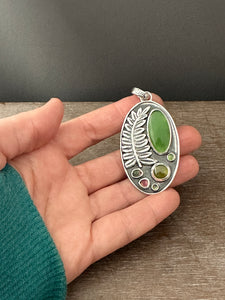 Spring Fern pendant