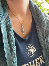 Load image into Gallery viewer, Icy blue pendant
