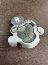 Load image into Gallery viewer, Fairy stone Pendant/Brooch with moonstones.
