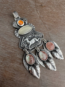 A Fall Celebration - deer pendant