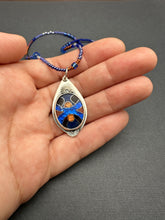 Load image into Gallery viewer, Cloisonné Glass Pendant With a Beaded Necklace

