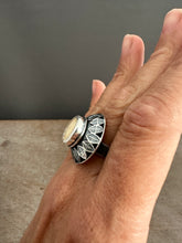 Load image into Gallery viewer, Fossilized Walrus Tusk Ring Size 8
