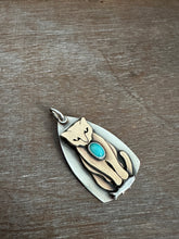 Load image into Gallery viewer, Kitty Pet with Amazonite
